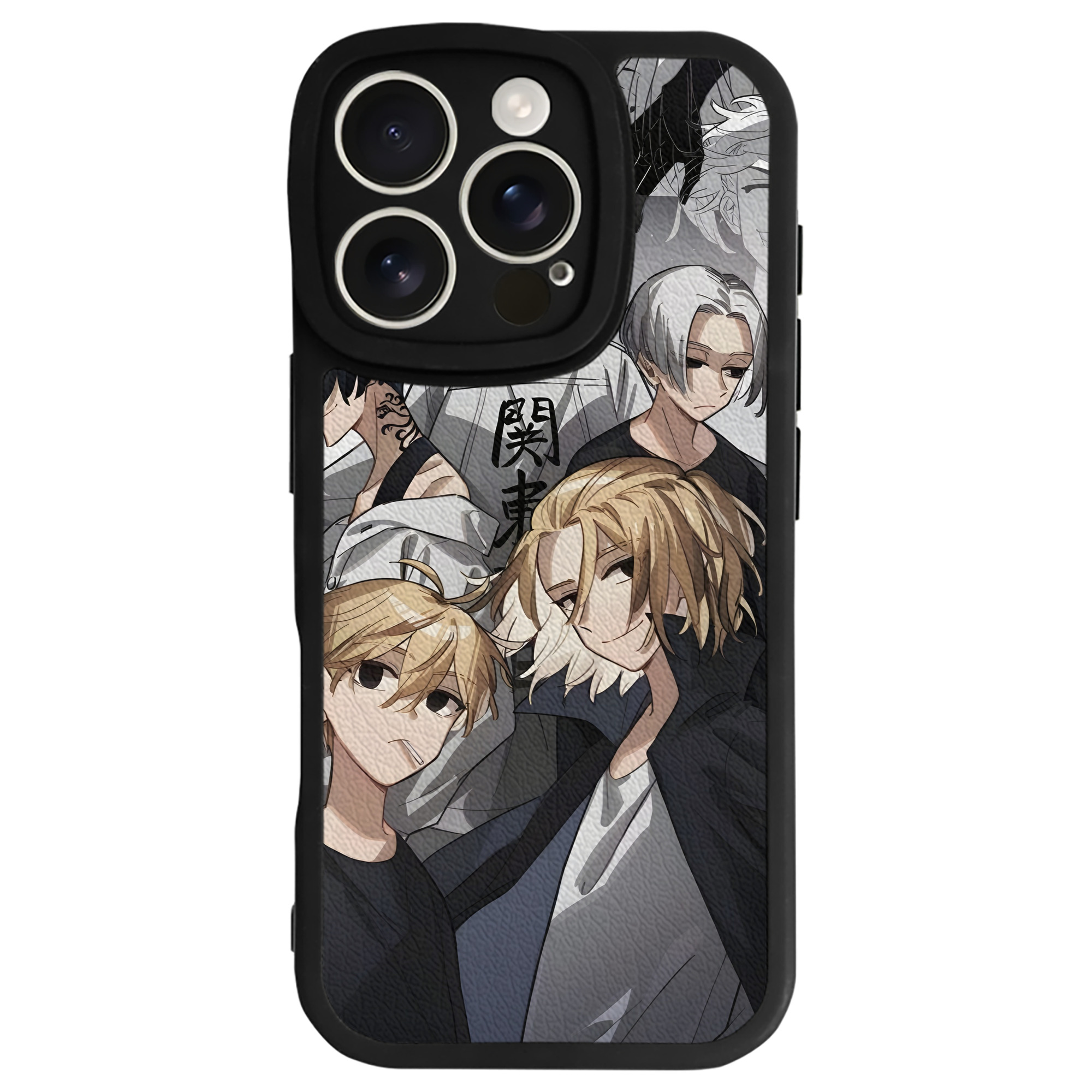 （画像用） 東京リベンジャーズ Tokyo Revengers 【iPhone 16シリーズ対応】シリコンスマホケース（レザー調） 材質：シリコン